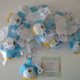 baykuş magnet keçe bebek şekeri